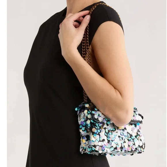 Kurt Geiger • Iridescent Sequin Brixton Purse Mini